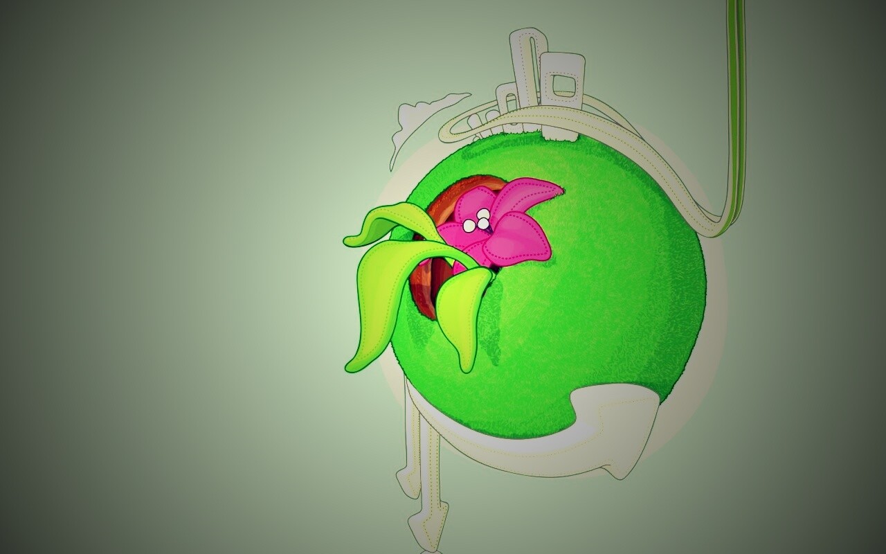 Зелёная планета обои