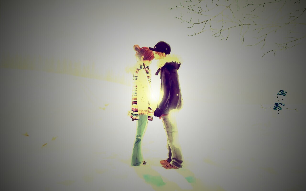 Влюбленная пара обои