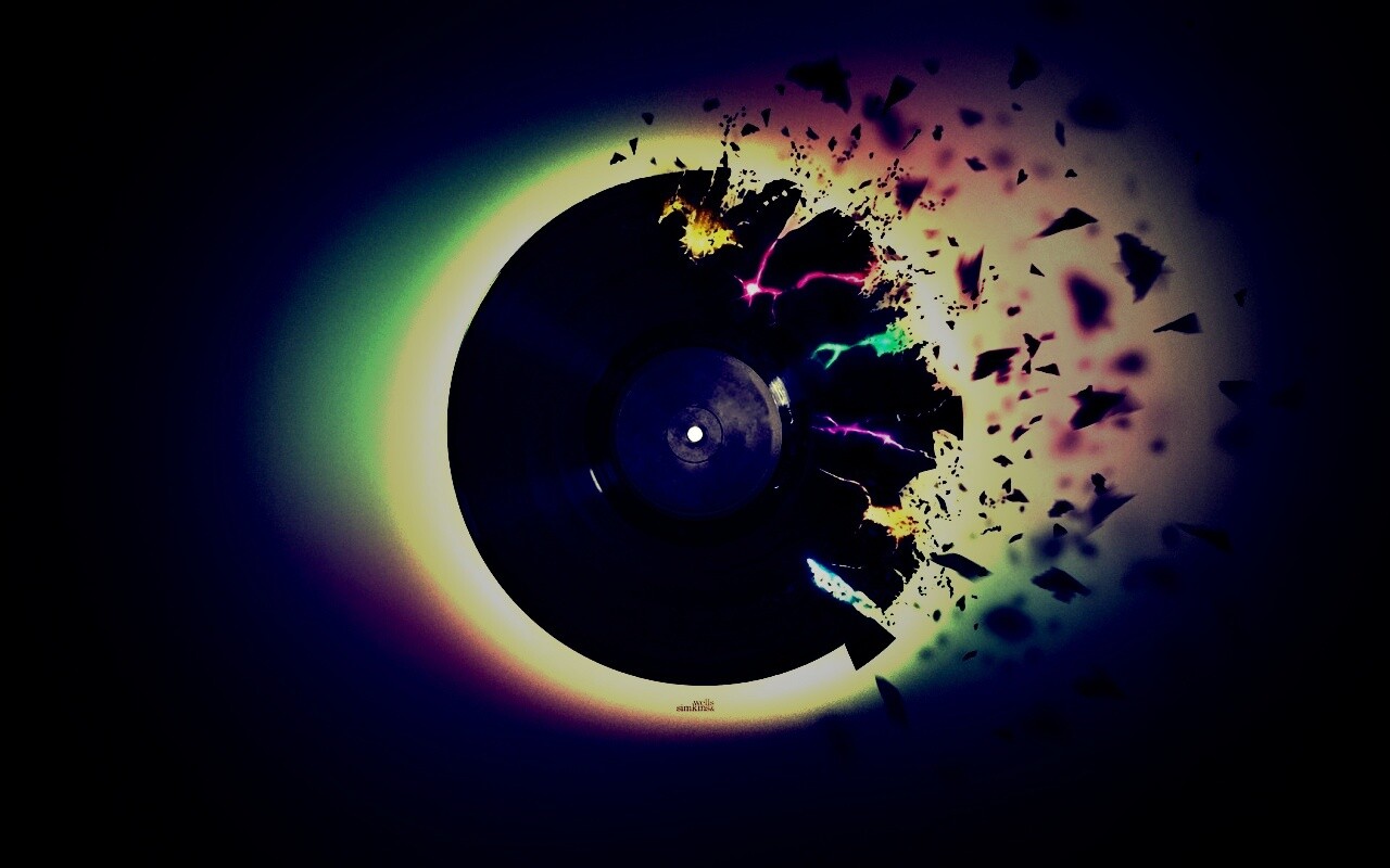 Разрывающийся винил обои