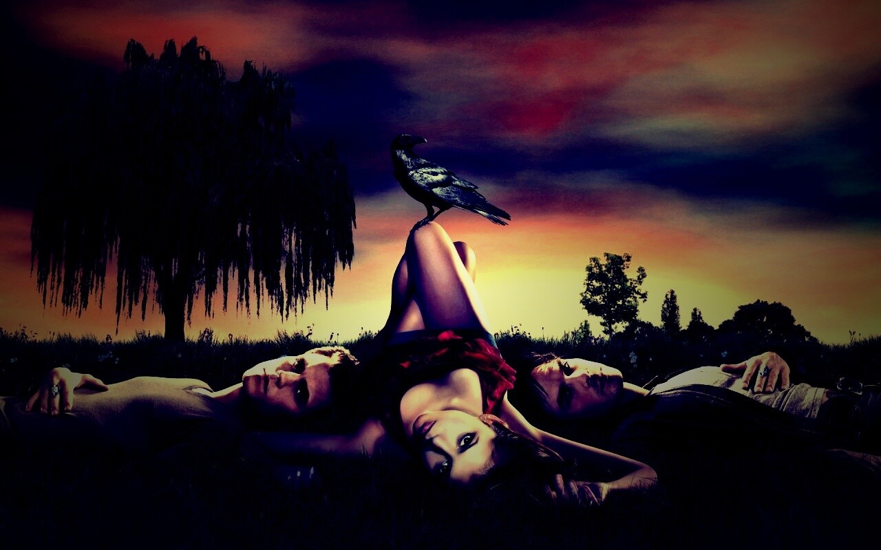 Герои сериала Дневники Вампира обои