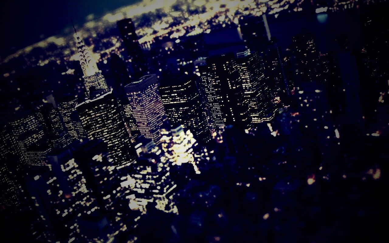 Ночной Нью-Йорк обои