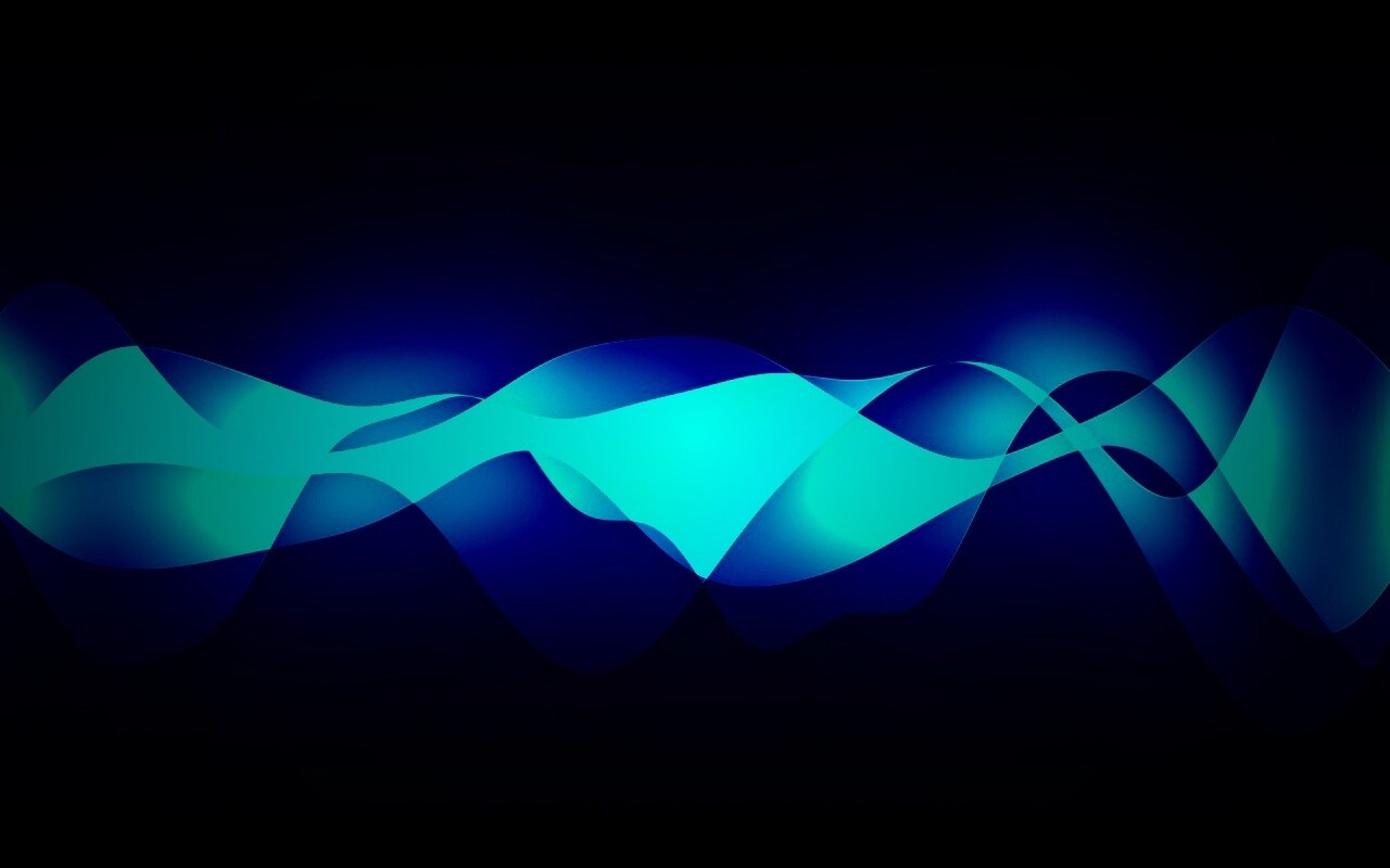 Синии волны обои