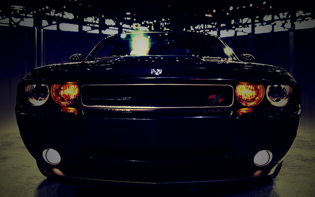 Фары Dodge Challender обои