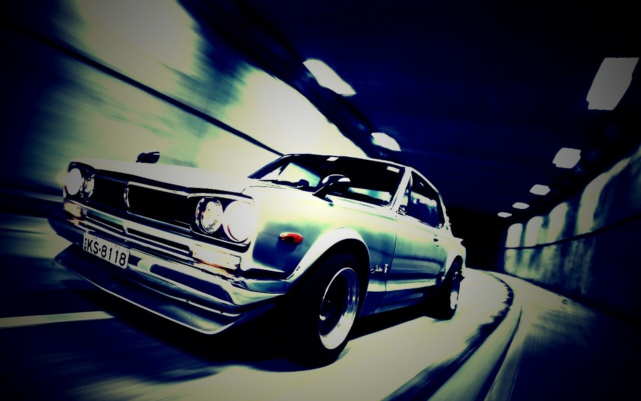 Авто в тоннеле обои