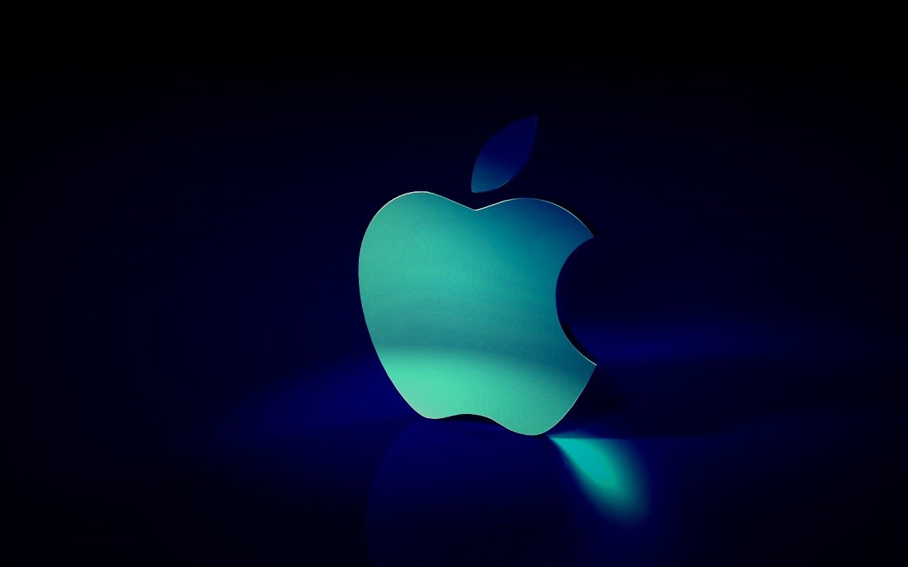 3D логотип Apple обои