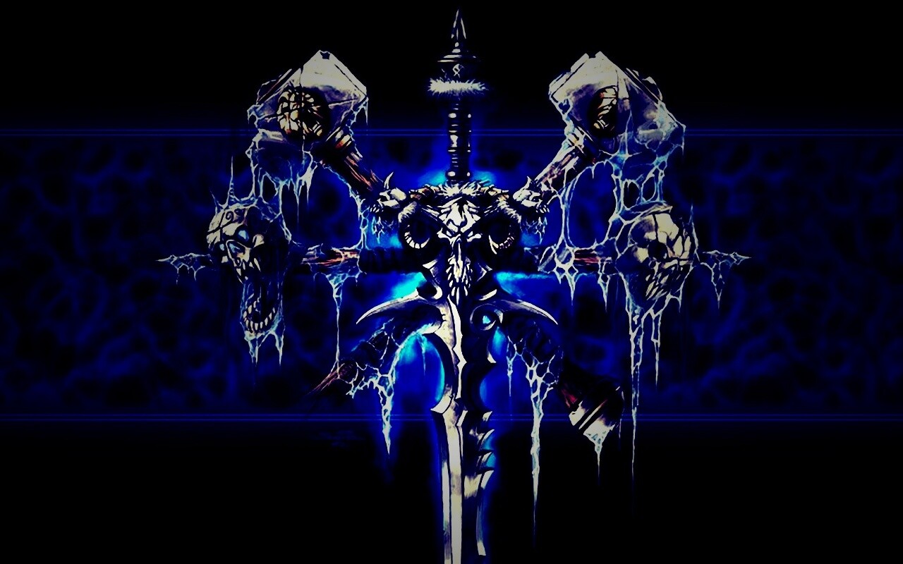 Логотип WarCraft Frothen Throne обои