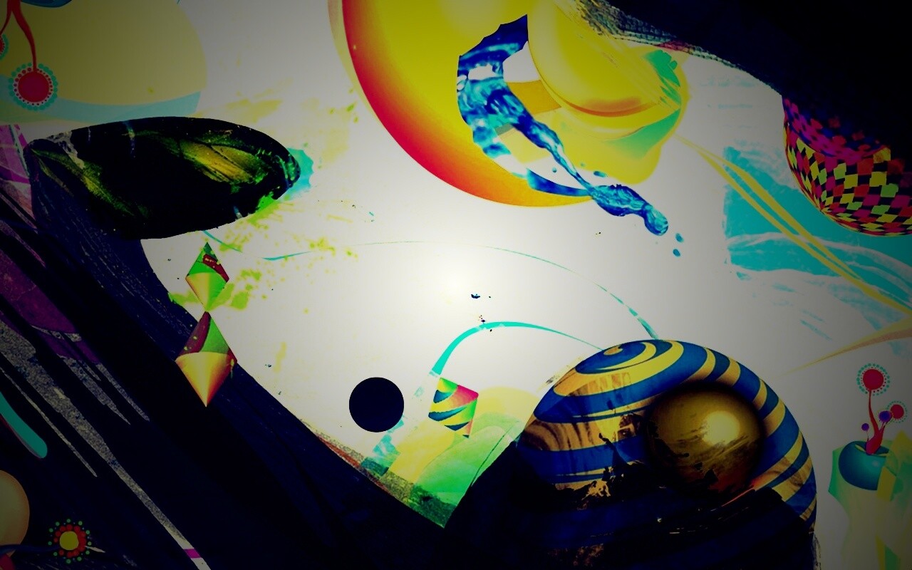 Абстракция из игрушек обои