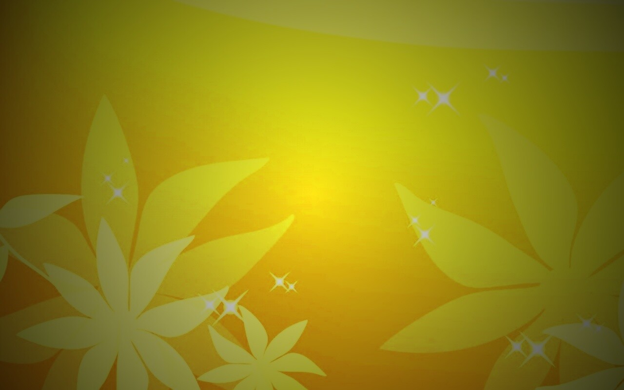 Оранжевый цветочный фон обои