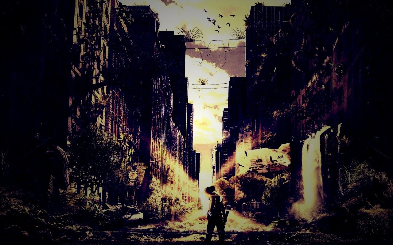 Постапокалиптический мир обои