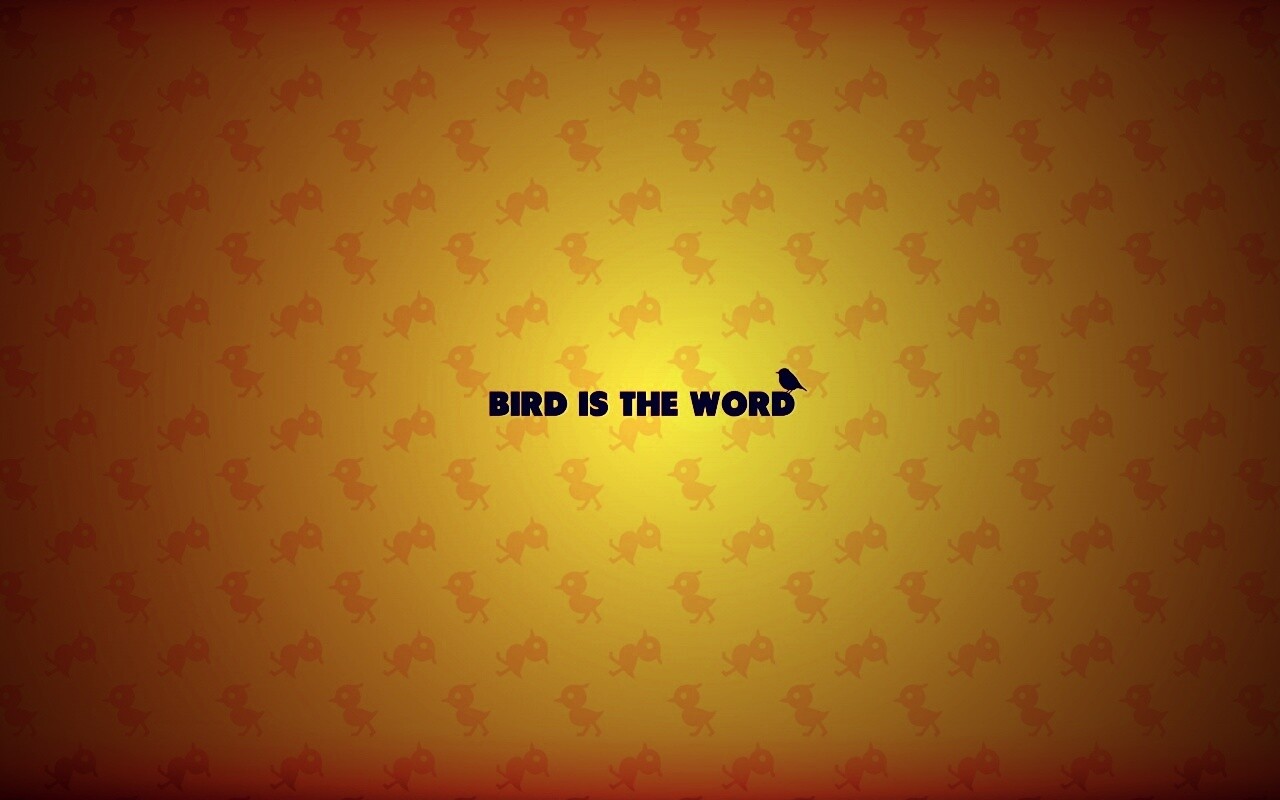 Bird is the word обои