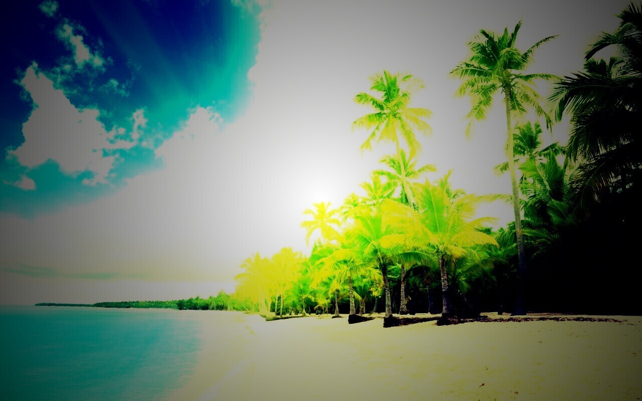 Тропическое побережье обои