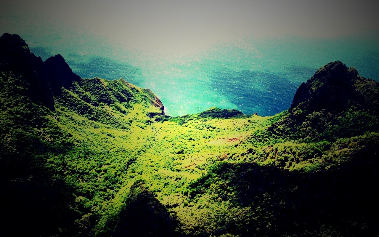 Горный пейзаж обои