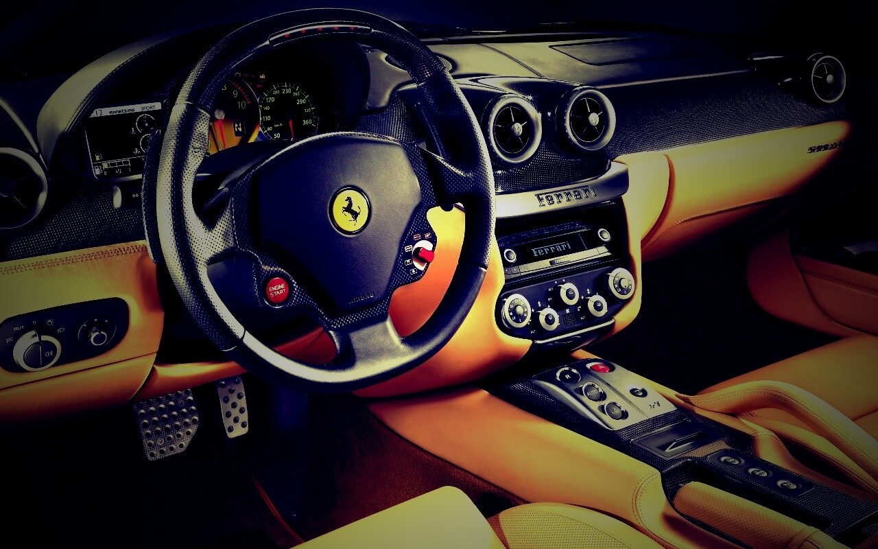 Салон феррари обои