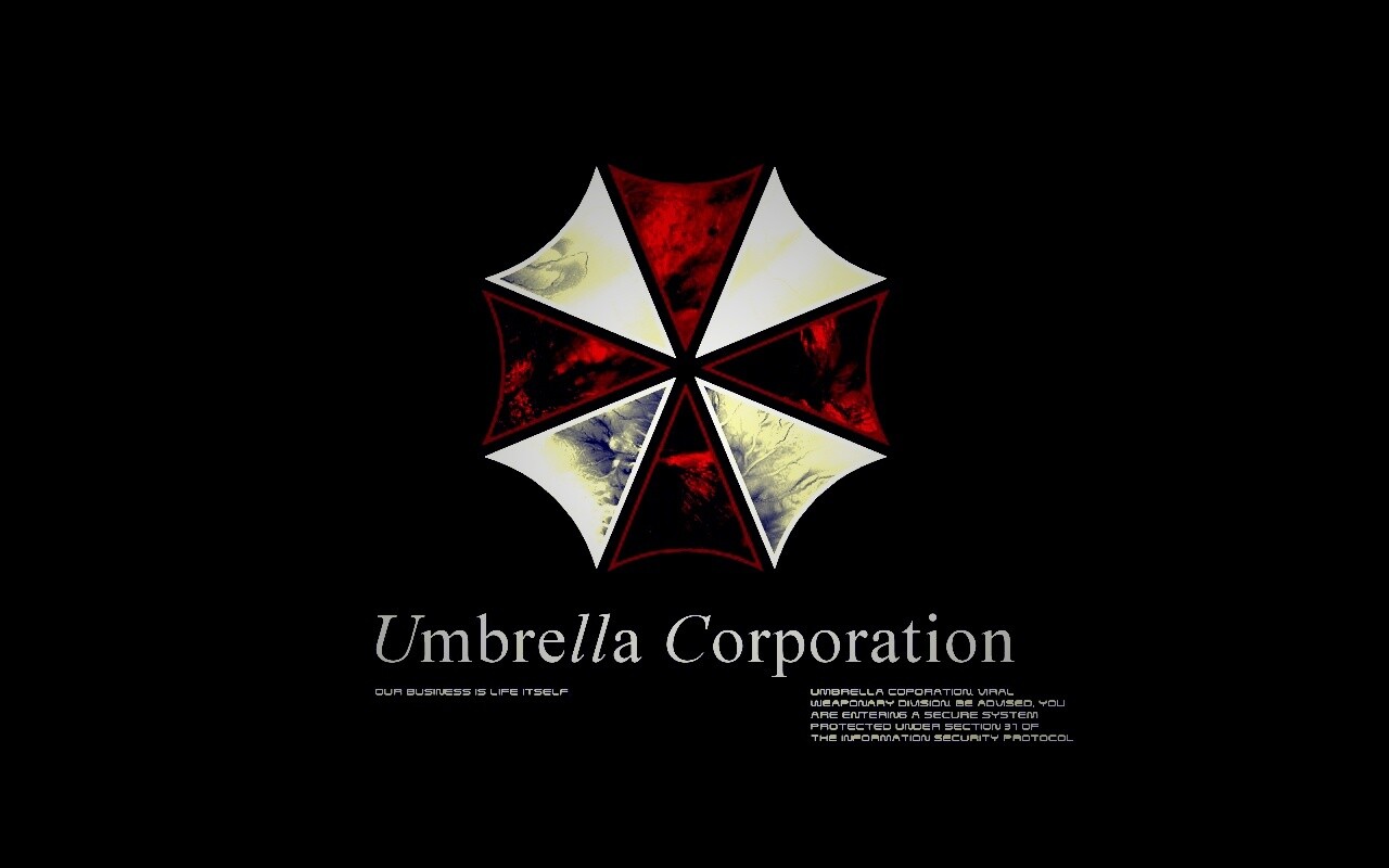 Логотип корпорации Амбрелла (Umbrella corp) обои