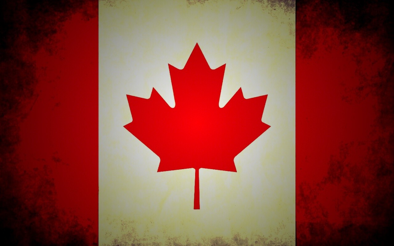 Флаг канады, кленовый лист обои