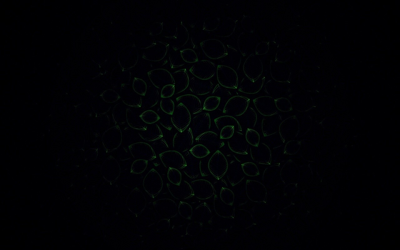 Векторные зеленые листья обои