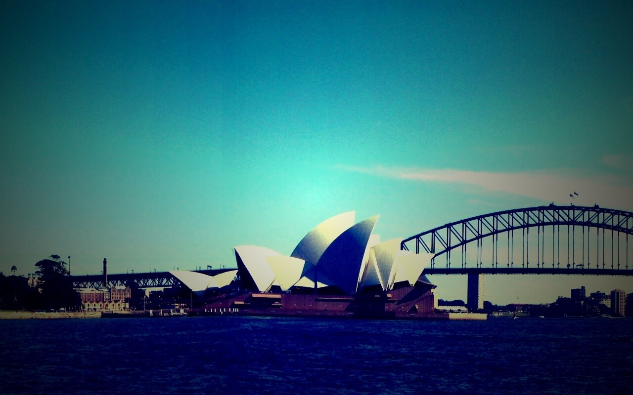 Панорама порта Сиднея обои