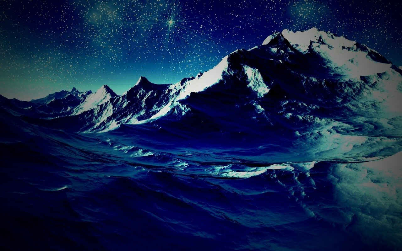 Северные горы обои