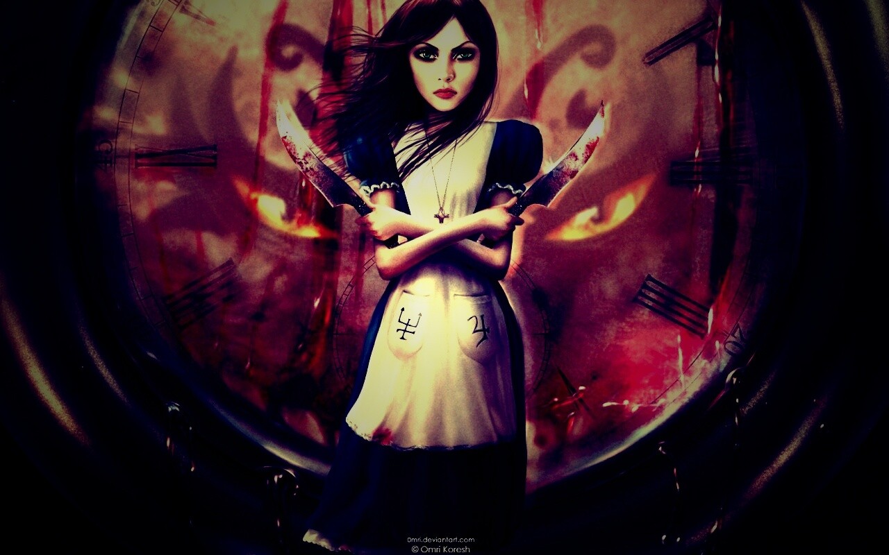 Алиса гроза страны чудес обои