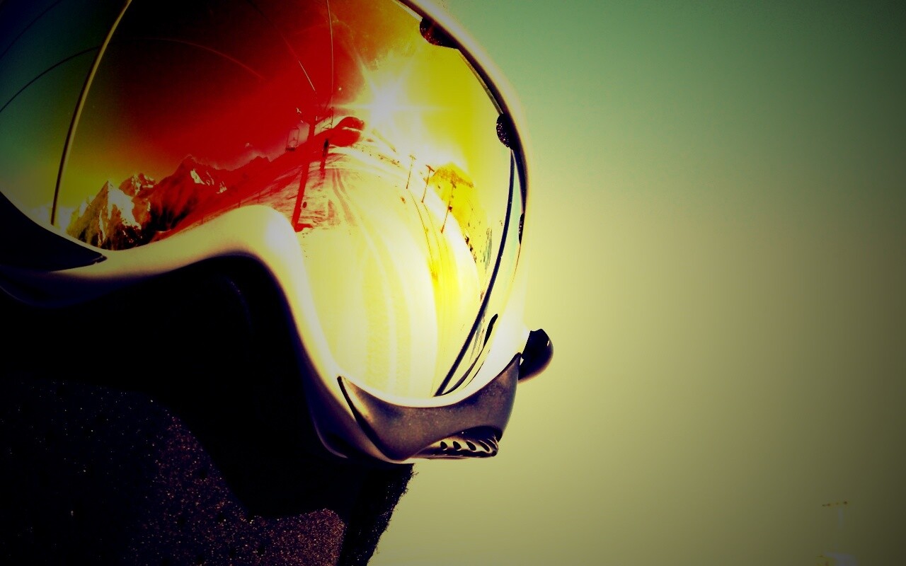 Маска сноубордиста обои