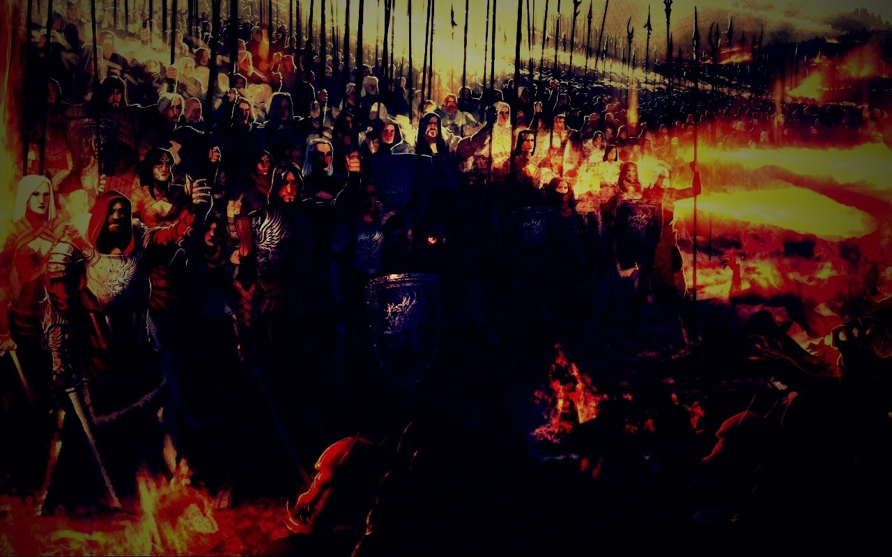 Борьба против порождений тьмы обои