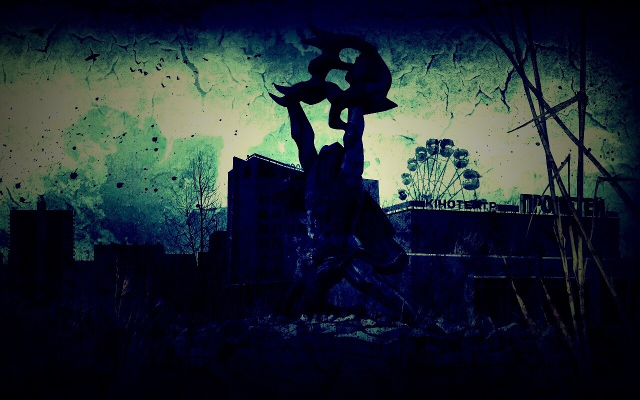 Памятник в Припяти обои