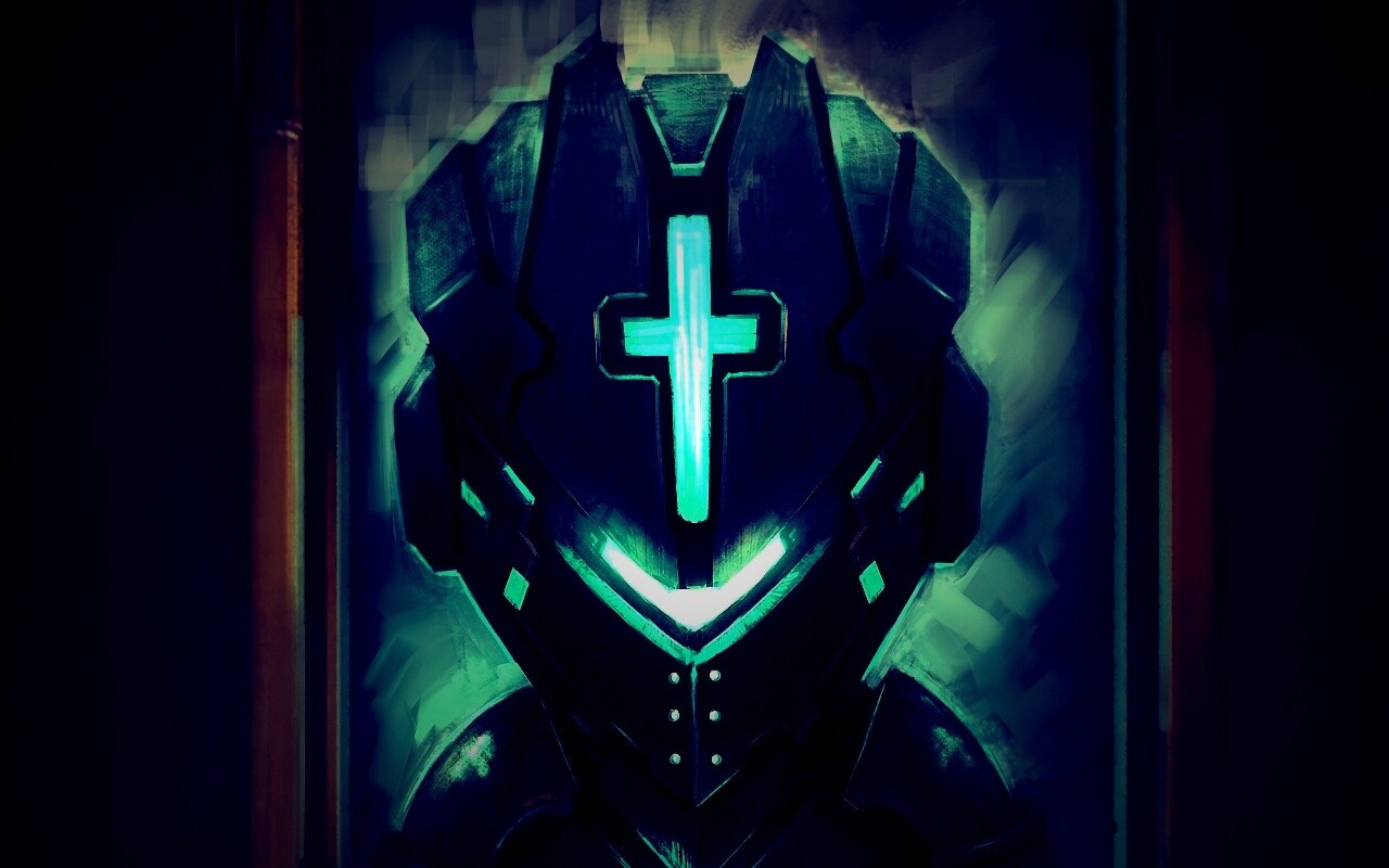 Рыцарь в стиле Dead Space обои