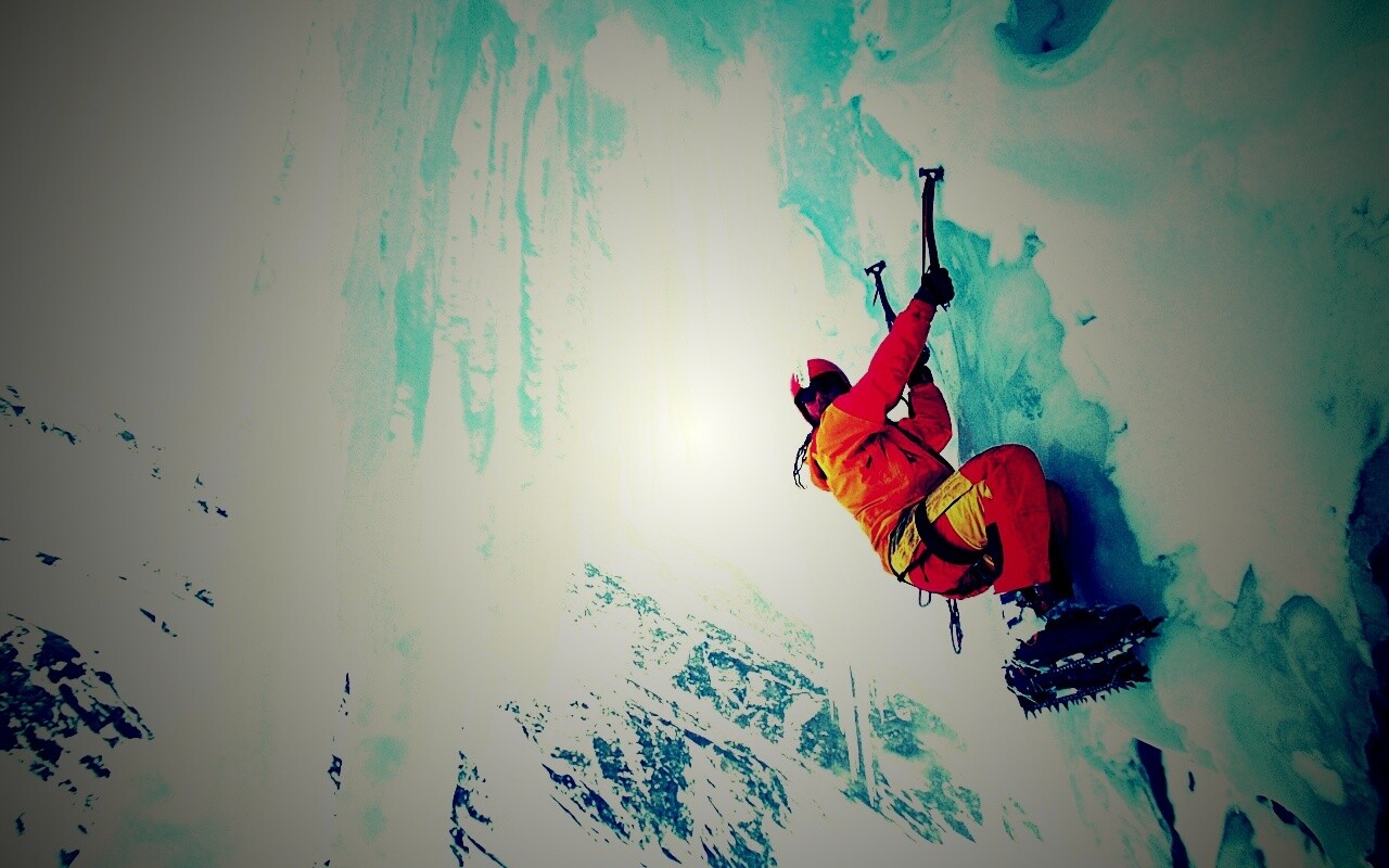 Альпинист обои