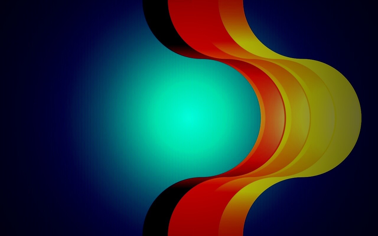 Волнистая абстракция обои