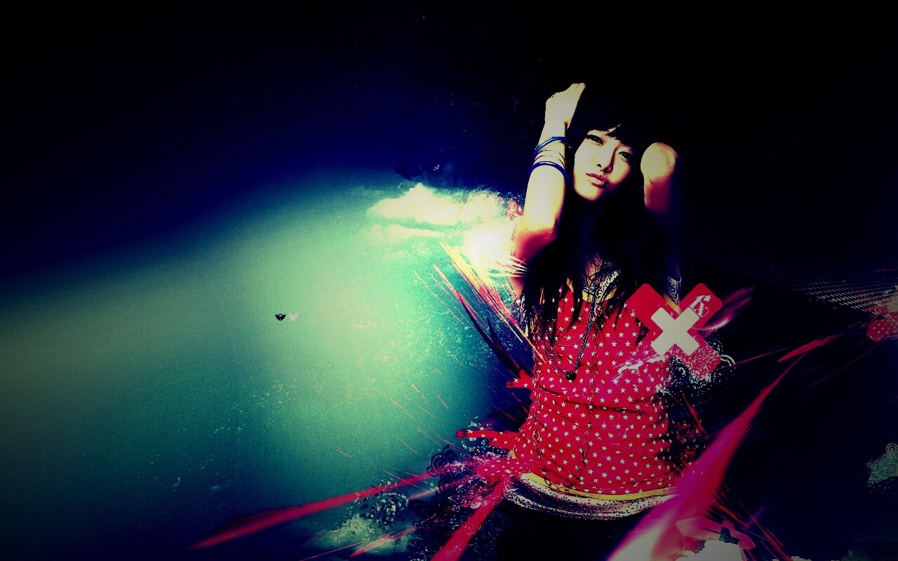 Гламурная китаянка обои