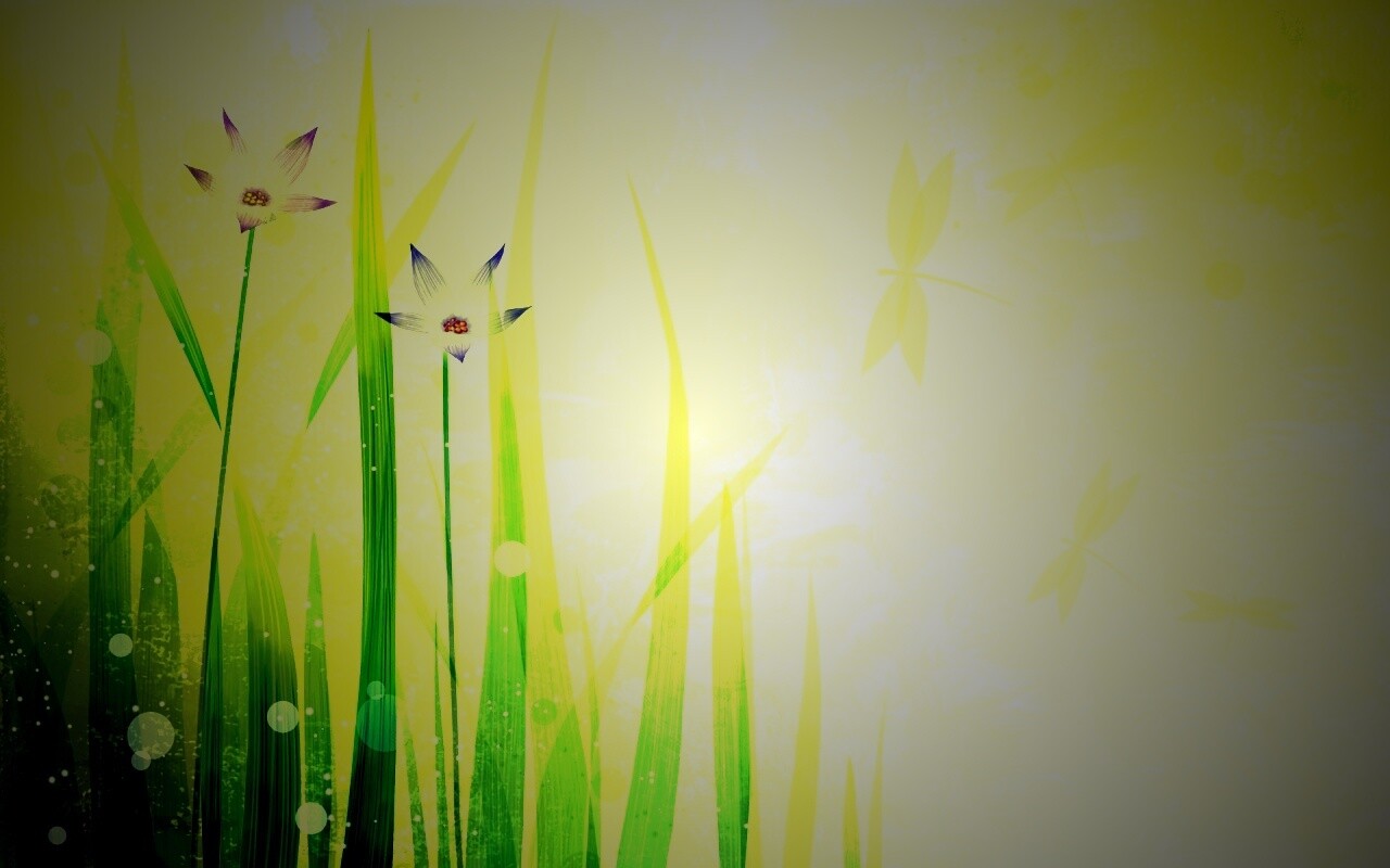 Векторные цветы обои