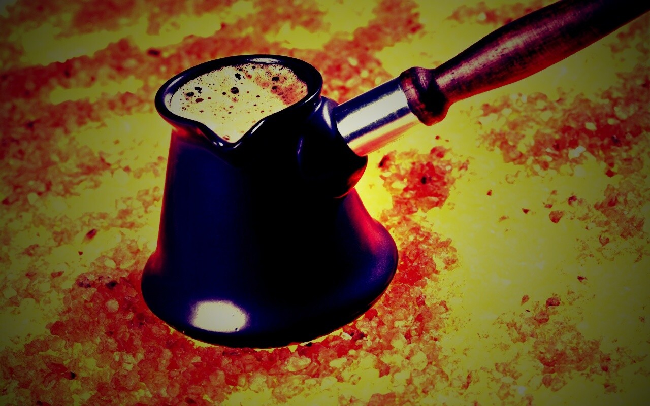 Кофе на углях обои