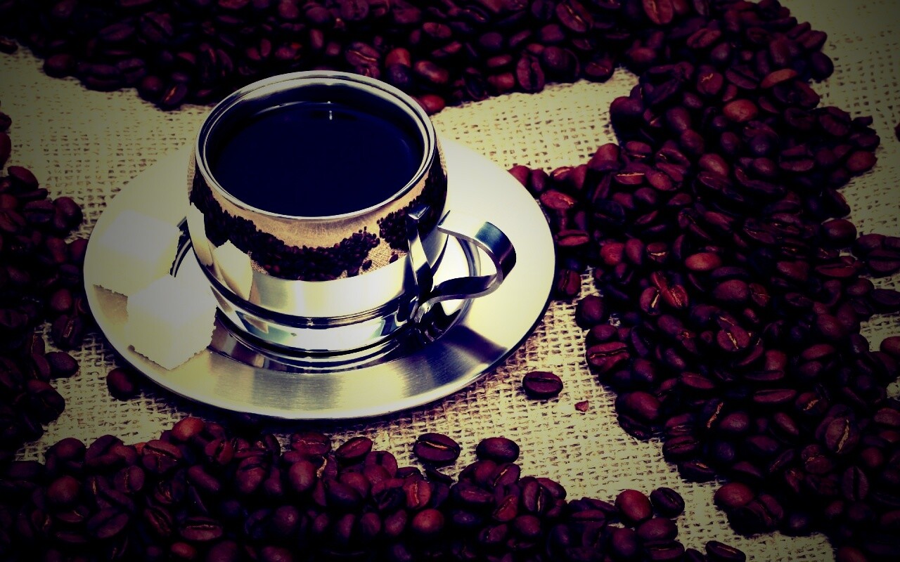 Кофе с сахаром обои