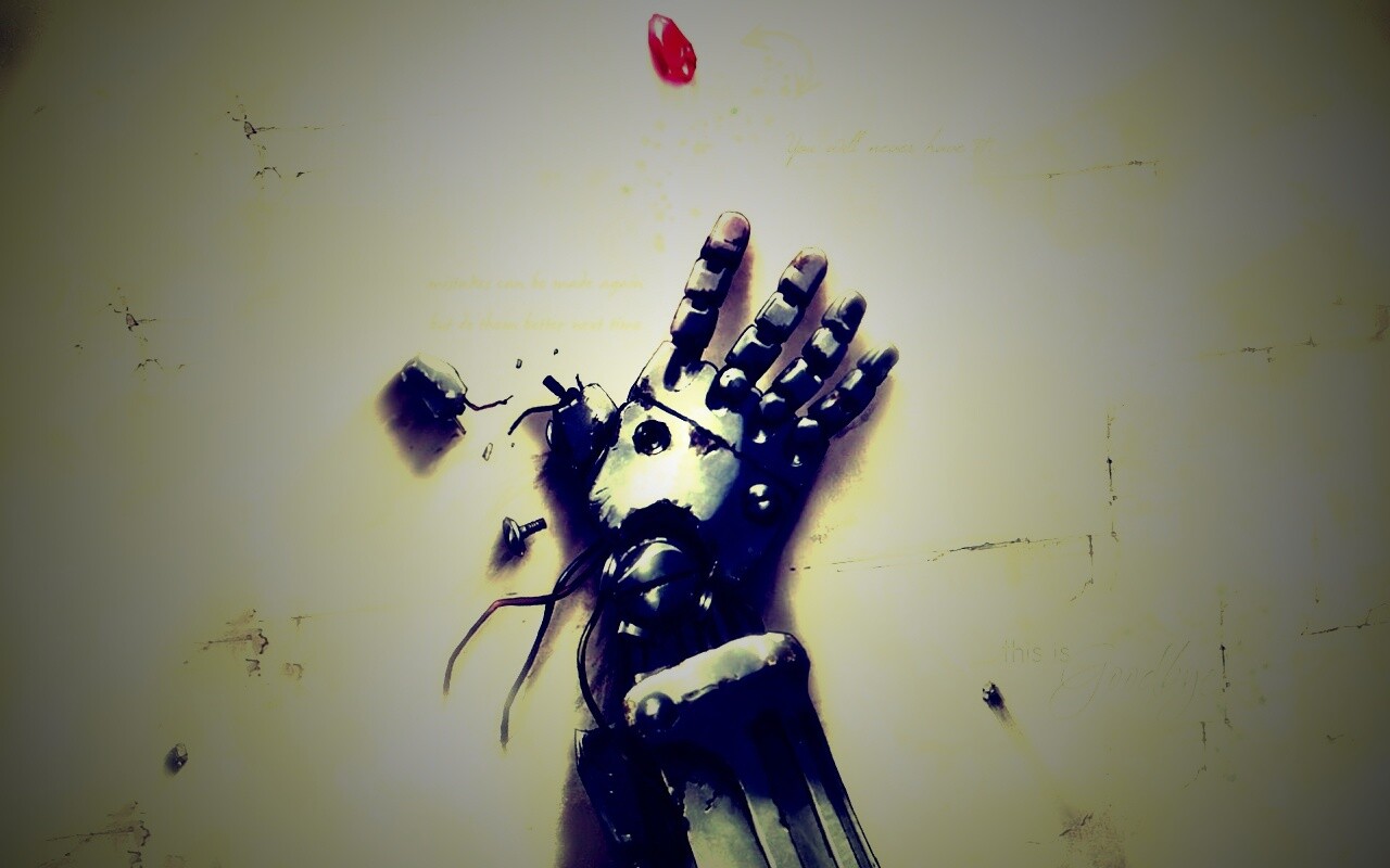 Автопротез из анимэ Стальной Алхимик обои