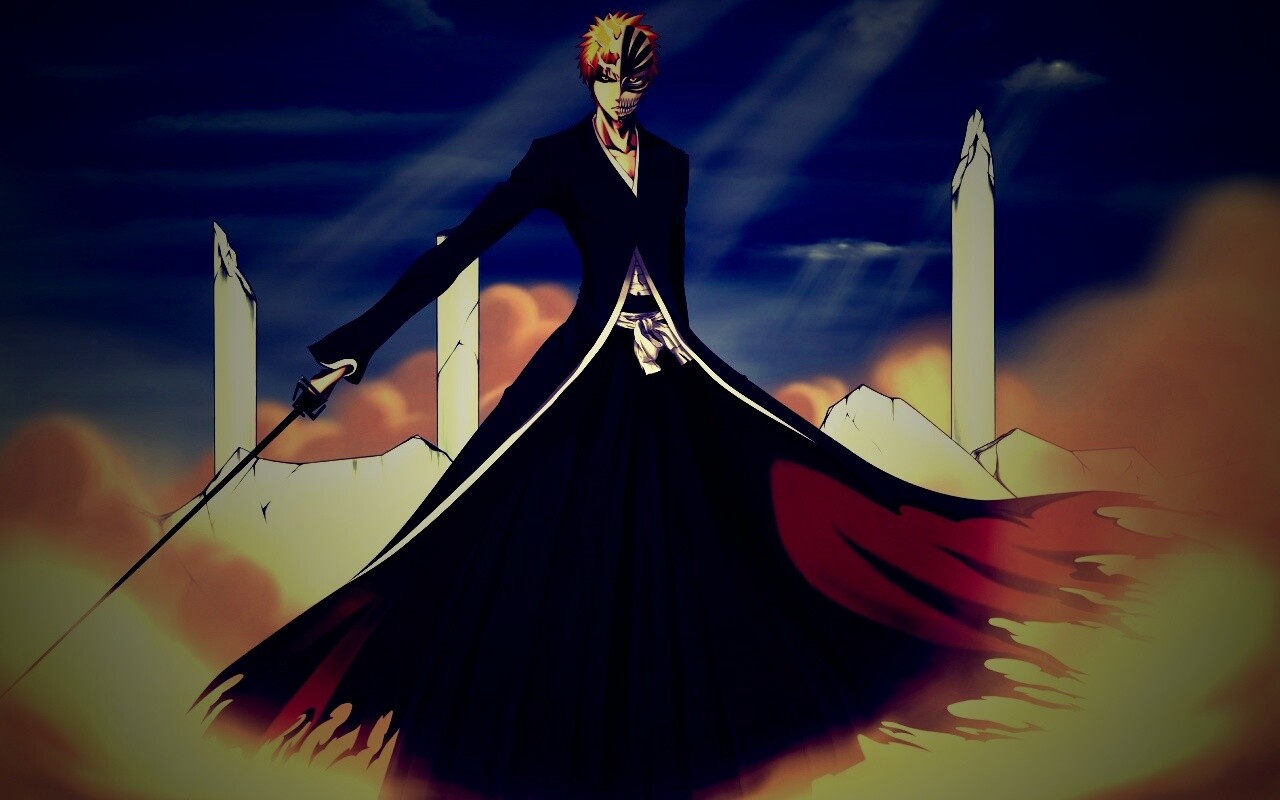 Хичиго в руинах обои