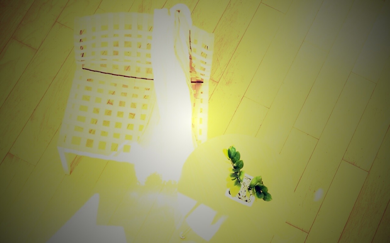 Отдых на плетенном кресле обои