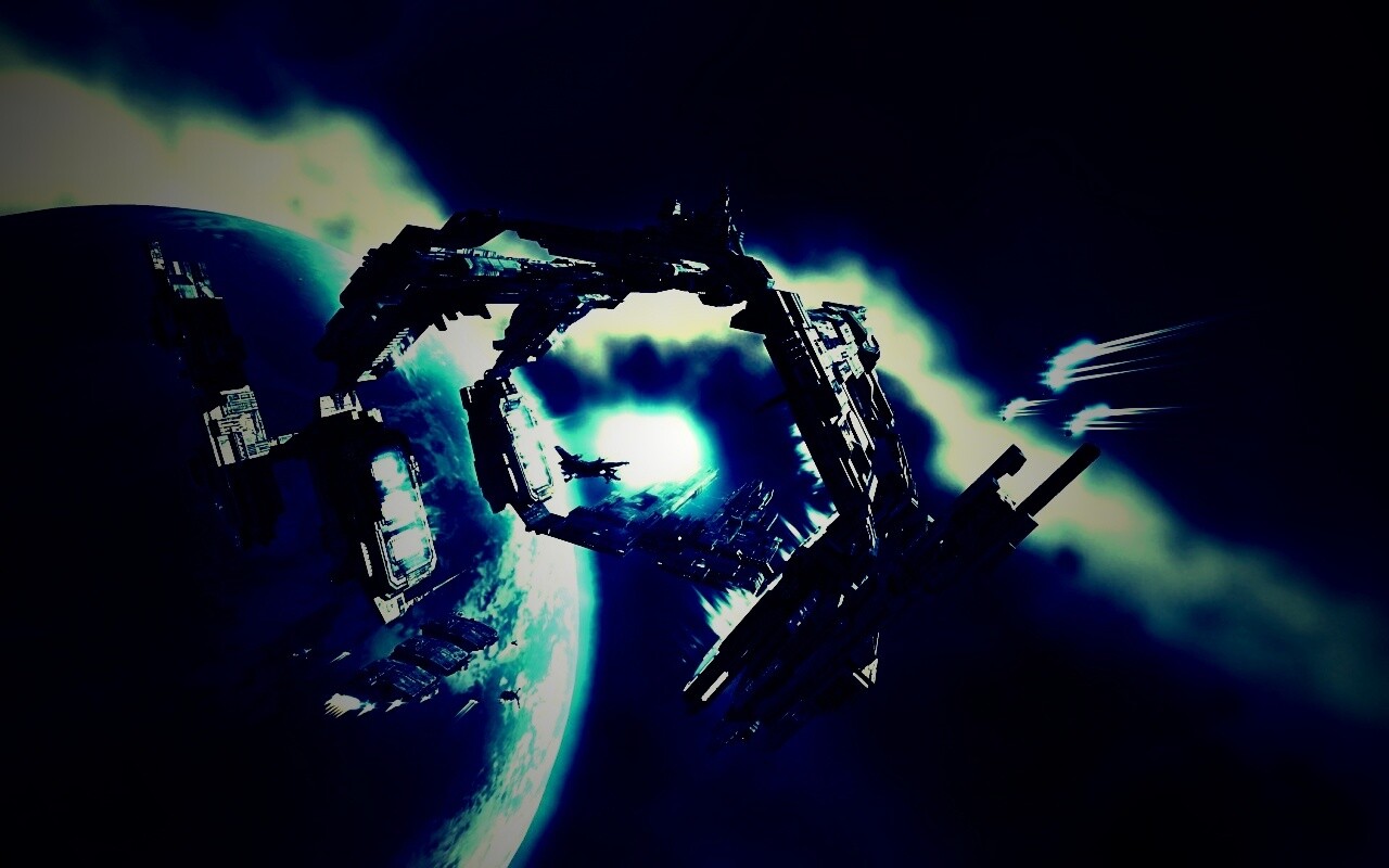 Космический корабль обои