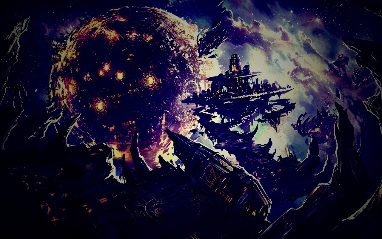 Фантастический пейзаж обои