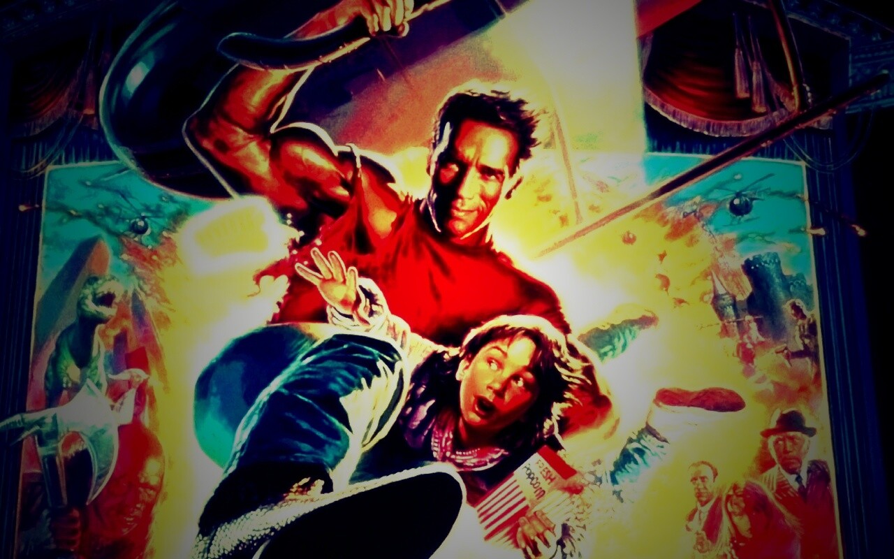 Последний герой боевика обои