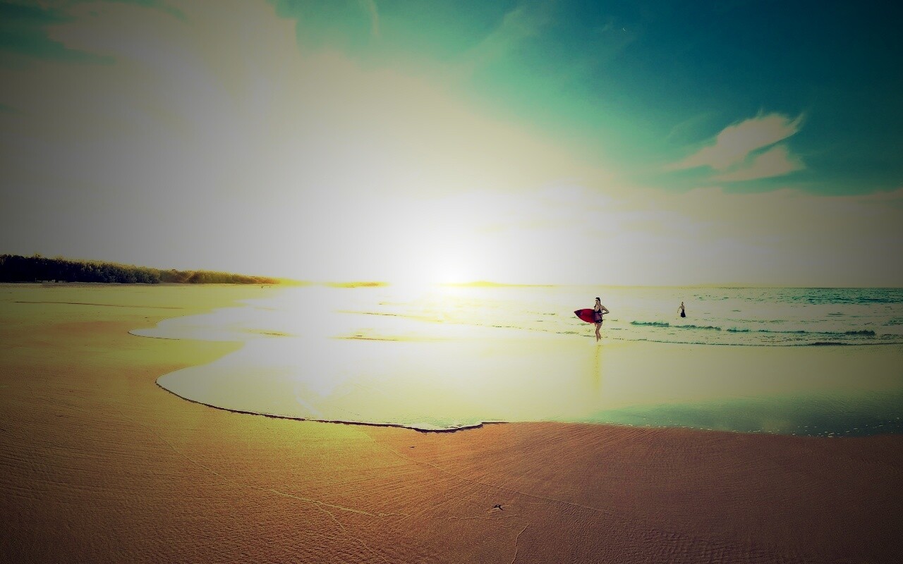 пляж обои