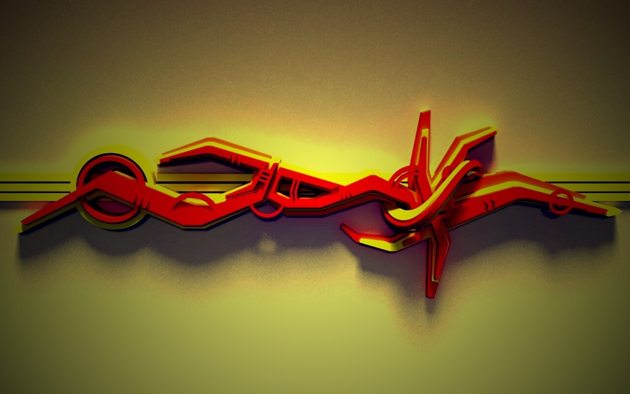 3D Граффити обои