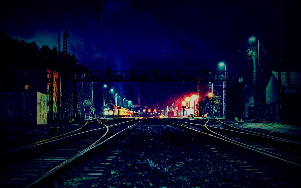 Железнодорожная станция обои