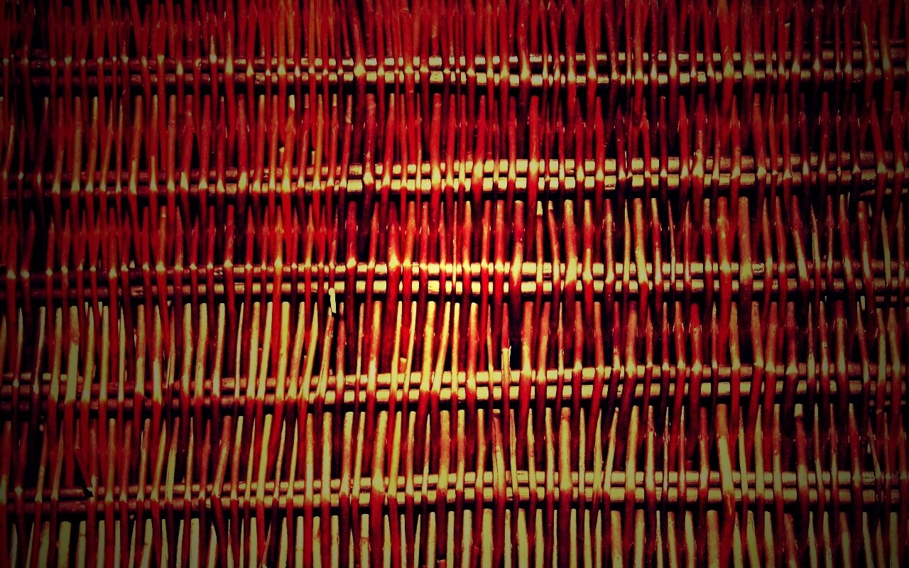 Плетёный забор обои