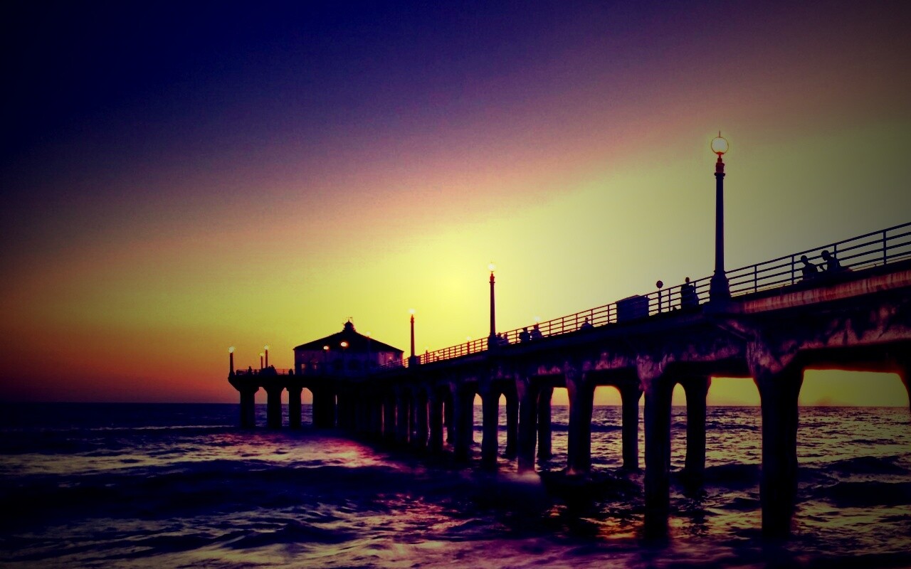 Пирс в Калифорнии обои