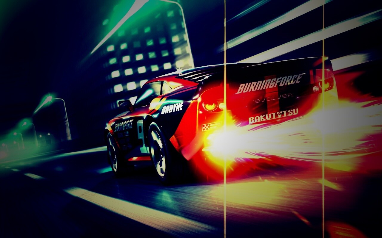 Ночное нитро обои