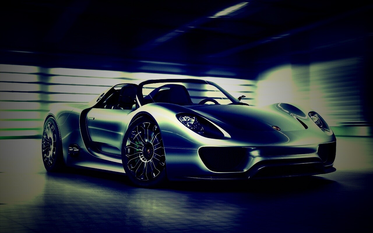 Porache 918 Spider обои