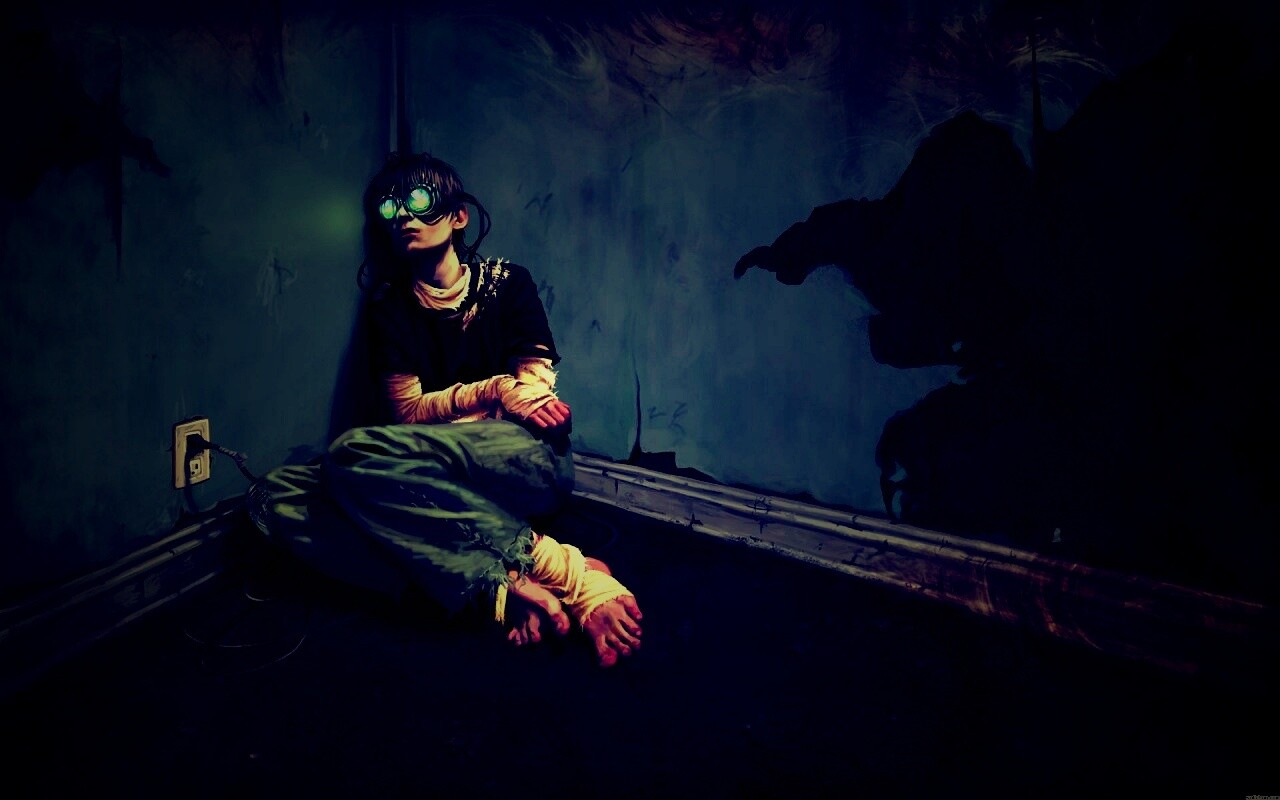 Потерянный в виртуальном мире обои