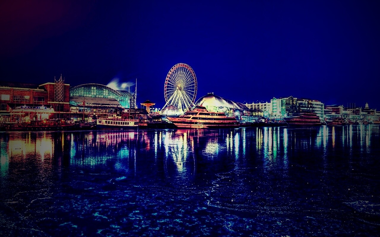 Причал для яхт обои