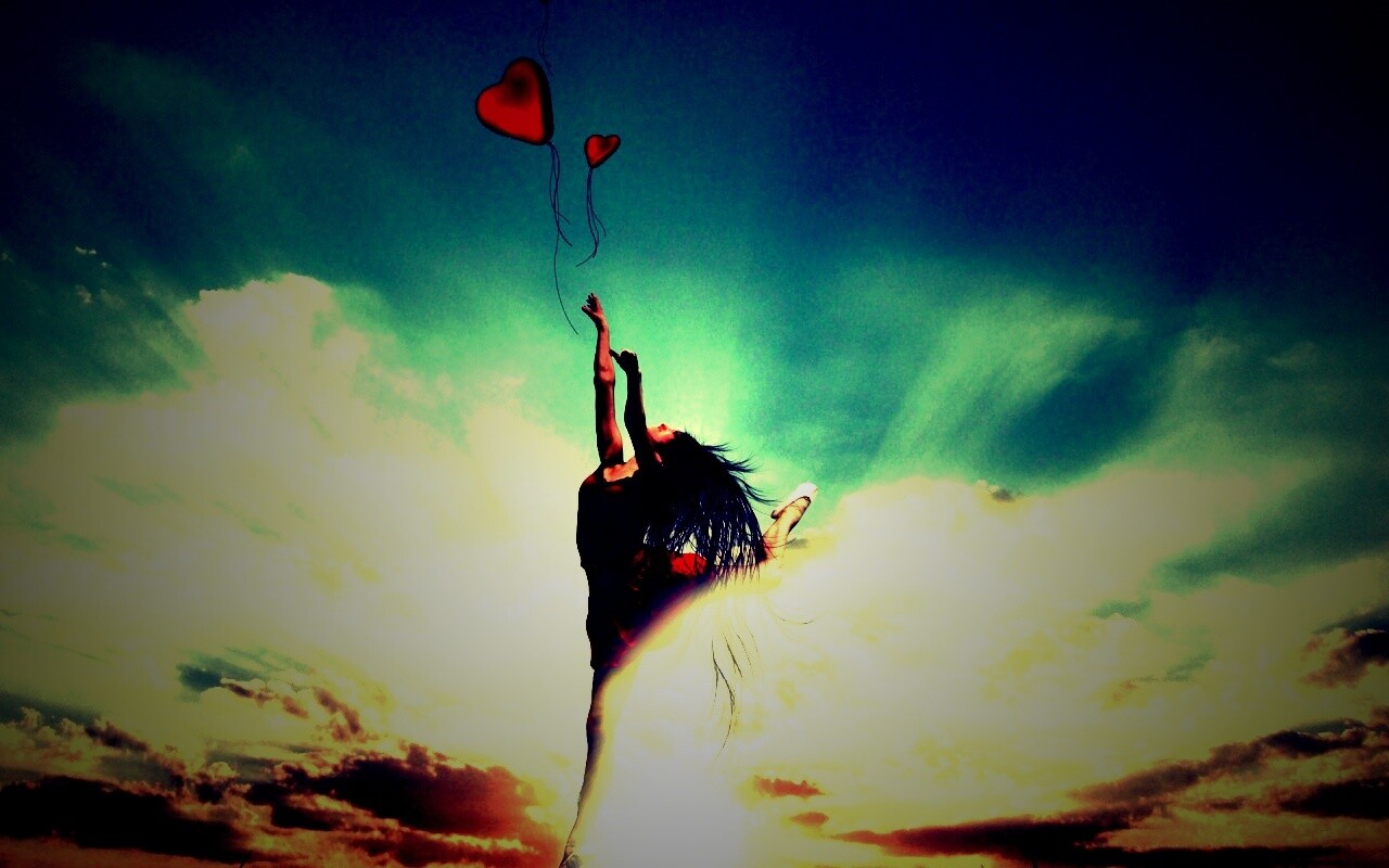 Отпускаяю сердце в небеса обои
