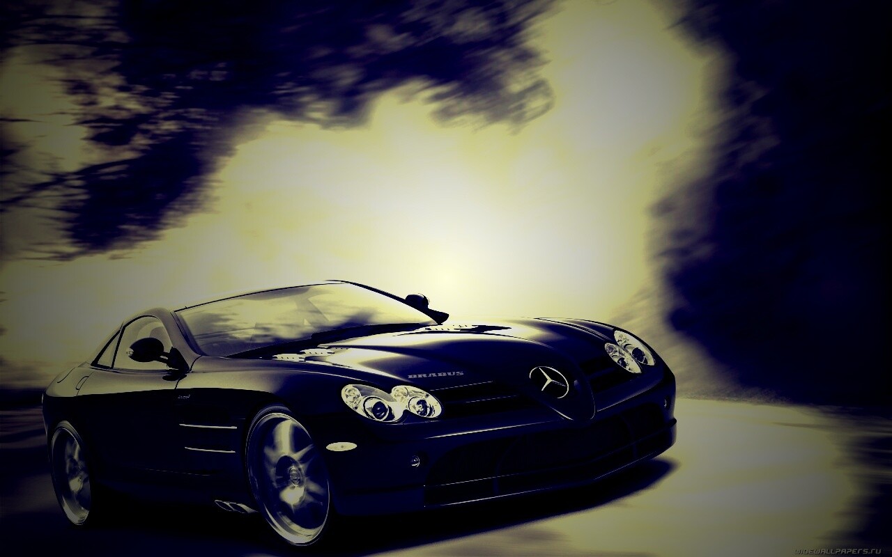 Двухместный мерседес обои